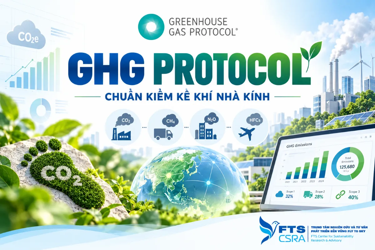 GHG Protocol – Chuẩn kiểm kê khí nhà kính