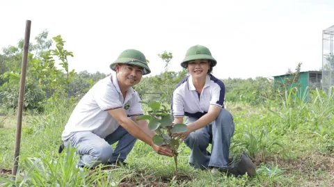 Plant Trees, Grow Forests – Greening the Future: Young People Plant 1,000 Trees to Help Restore Habitats and Support Elephant Conservation in Buon Don.