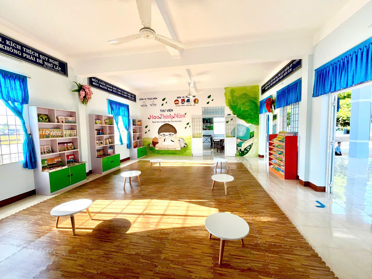 Thư viện “Hoa tháng năm” tại Trường Tiểu học Hòa Thịnh: Lan tỏa văn hóa đọc, nuôi dưỡng ước mơ cho học sinh